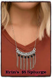 Salsa Dancer - Black Necklace