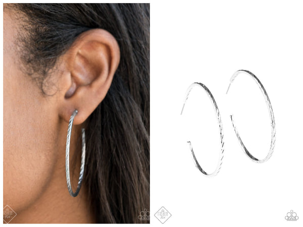 Rural Reserve - Silver Hoop Earring