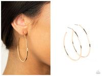 Cool Curves - Gold Hoop Earring