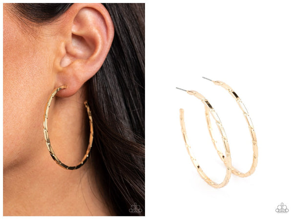 Unregulated - Gold Hoop Earring