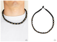 Grunge Rush - Black Necklace