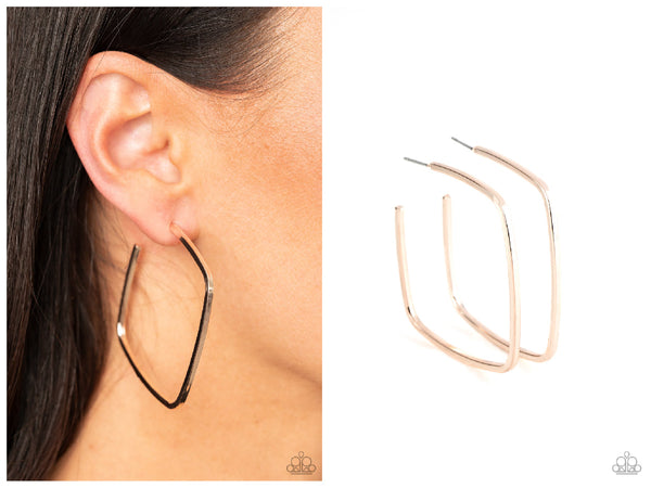 Brazen Beauty - Rose Gold Hoop Earring