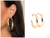 Hey, HAUTE-Shot - Gold Hoop Earring