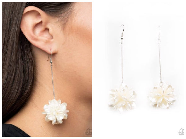 Swing Big - White Earring