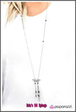 Skipping Stones - Black Necklace