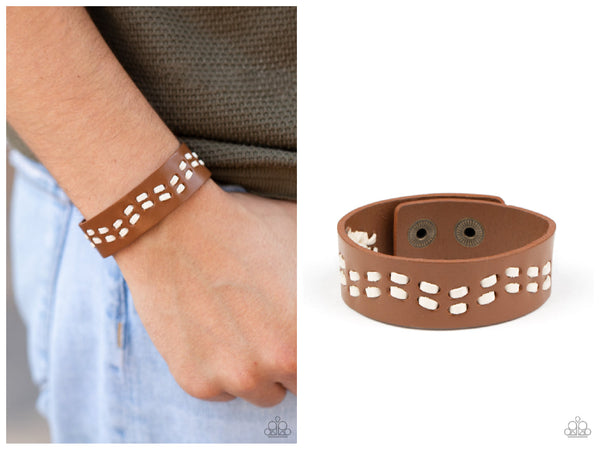 Leather Is My Favorite Color - Brown Bracelet