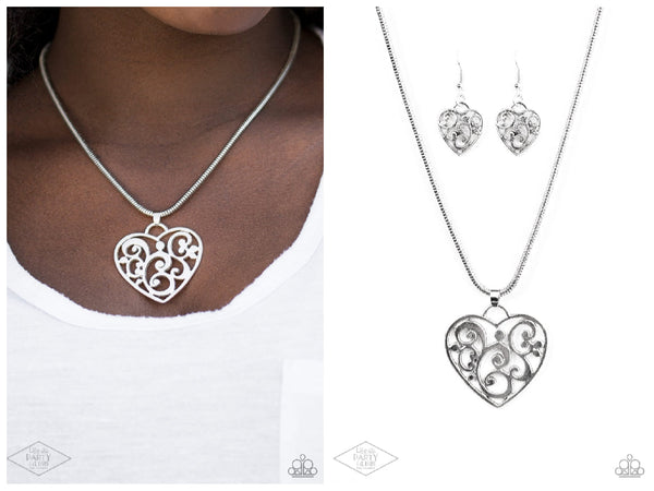 FILIGREE Your Heart With Love - Silver Necklace