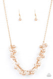 Pardon My FRINGE - Brown Necklace