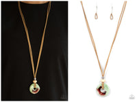 Primal Paradise - Green Necklace