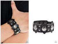 Electrified Edge - Black Bracelet