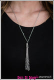 Firework Finale - Silver Necklace