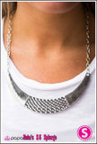 Bow To Me - Silver Necklace