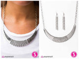Bow To Me - Silver Necklace