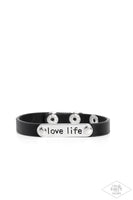 Love Life - Black Bracelet