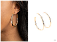 Global Gleam - Gold Hoop Earring