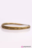 Think Like A Boss - Brass Bracelet