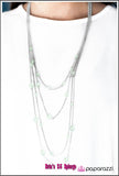 Sparkling Intentions - Green Necklace