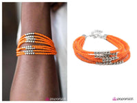 You BEAD Me To It! - Orange Bracelet