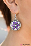 Bet Your Bottom SAND-Dollar - Purple Earring