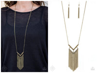 Alpha Glam - Brass Necklace