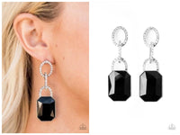 Superstar Status - Black Post Earring