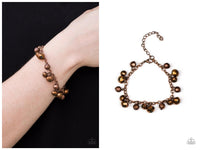 Brilliantly Burlesque - Copper Bracelet