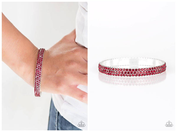 Ballroom Bling - Red Bracelet