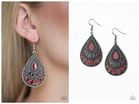 Westside Wildside - Red Earring