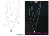 Never Look Back - Pink Necklace