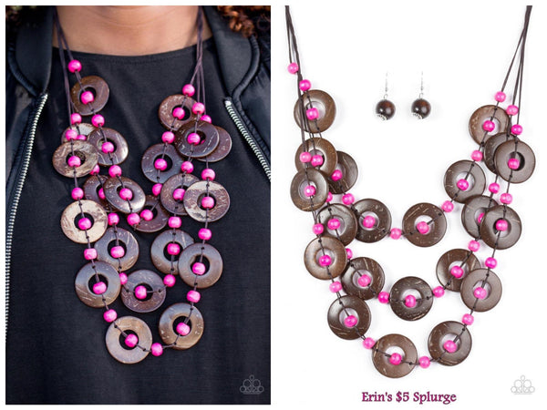 Bora Bora Beauty - Pink Necklace