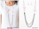 Have An ICE Day - Pink Necklace