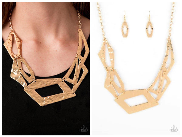 Break The Mold - Gold Necklace