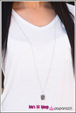 GLASSY Lady - Silver Necklace