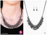 Heels and Hustle - Black Necklace