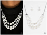 Spring Social - White Necklace