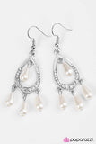Glam Challenge - White Earring
