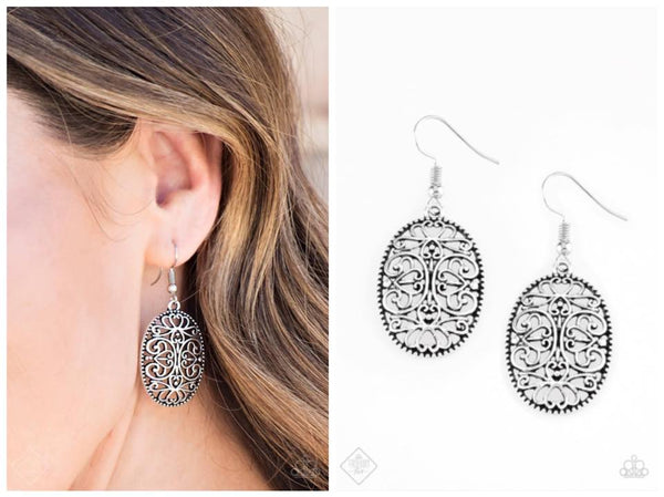 Wistfully Whimsical - Silver Earring