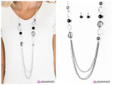 Sassy and Glassy - Black Necklace