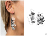 Now You Sequin It - Silver Earring