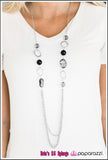 Sassy and Glassy - Black Necklace