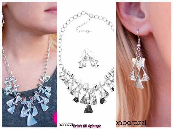 The Sands of Time - Silver Blockbuster Necklace