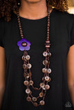 Honolulu Hula - Purple Necklace