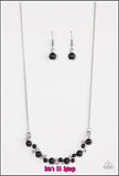 Short Black Pearly Necklace