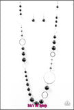 Lady Etiquette - Black Necklace