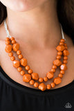 Galapagos Glam - Orange Necklace
