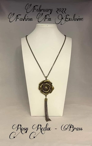 Brass Rose - FF Exclusive Necklace