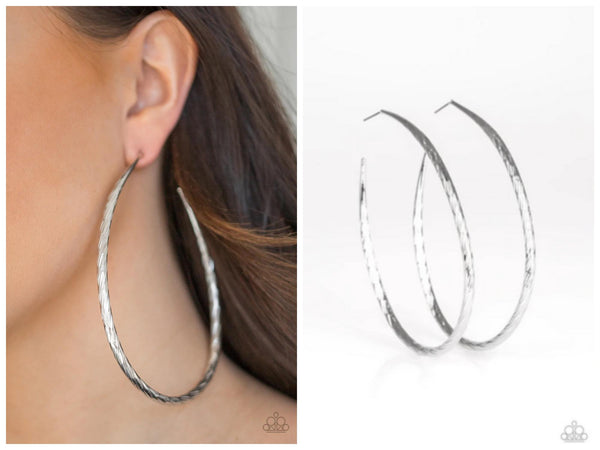 Fleek All Week - Silver Hoop Earring