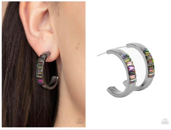 Bursting with Brilliance - Multi Hoop Earring