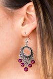 Uncatchable - Purple Earring