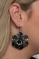 Midnight Garden - Black Earring